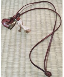 レザーハートネックレス | ネックレス