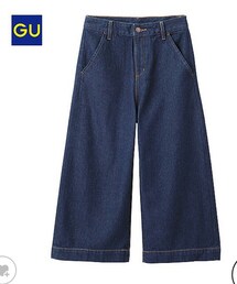 GU | ワイドデニム(デニムパンツ)