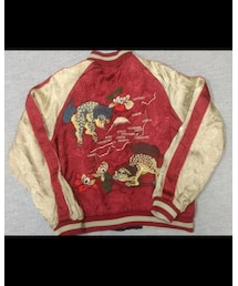 スクリプト花旅楽団 | リバーシブル 唐獅子牡丹(スカジャン)