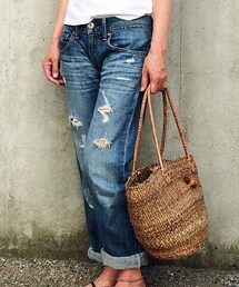 BLACK BY MOUSSY | ダメージデニム(デニムパンツ)