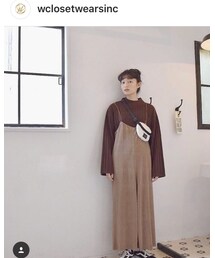 w closet | オールインワン・サロペット