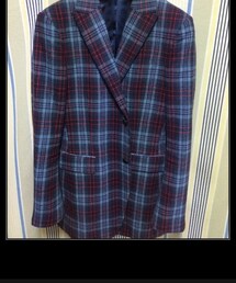 soe | ウールチェックテーラードジャケット(テーラードジャケット)