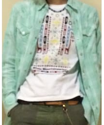 WHITE MOUNTAINEERING | ネイティブ プリントTEE(Tシャツ/カットソー)