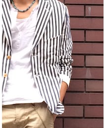 HAVERSACK | ロンドンストライプテーラードジャケット(テーラードジャケット)