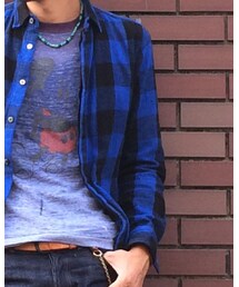 Milok | バッファローチェック比翼シャツ(シャツ/ブラウス)