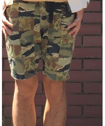 MARK MCNAIRY | パッチワーク迷彩ショーツ(パンツ)