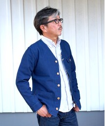 japanbluejeans 　ジャパンブルージーンズ　デニムジャケット　ノーカラージャケット(デニムジャケット)