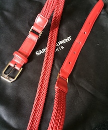 SAINT LAURENT PARIS | サンローランパリ
 
レザー切替 ベルト(ベルト)