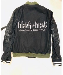 readymade | blˈæk★bíːst__readymade JESEEJACKET custom    渾身の一枚。readymadeのジェシージャケットをベースに着なくなったアイテムのパーツを使いカスタム。京染後　ナンバーナイン　ダイナライブパーカーの袖を使用、袖のレザーはクロムハーツのパーカーから移植、バックはロゴ刺繍いれました(MA-1)
