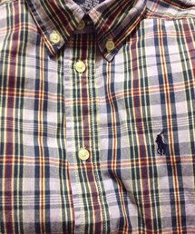 RALPH LAUREN | 写真じゃ色が少し違いう伝わらないのが残念。
淡いすみれ色のチェックのシャツ。(シャツ/ブラウス)