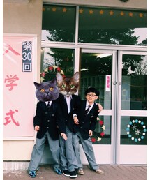 ピカピカの一年生 | 皆んな制服ブカブカでダサいけど可愛い(∗⁍ื‿̊ͫ⁍ื∗)🌸(その他)