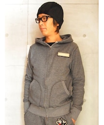 THE HIGHEST END | THE HIGHEST END ザハイエストエンド TH-003 Crew Parka 杢GRAY(スウェット)