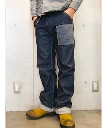 BUNKERSTUD Painter pants INDIGO(デニムパンツ)