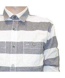 DEFSTEEZ. | DEFSTEEZ. デフスティーズ PRISON BORDER SHIRT black/off‐white(シャツ/ブラウス)