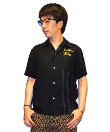 THE HIGHEST END | THE HIGHEST END ザハイエストエンド TS-018 　Gutter ブラック(シャツ/ブラウス)