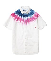 fuct | FUCT SSDD TIE DYED B.D SHIRT　9315　WHITE(シャツ/ブラウス)
