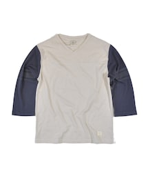 THE HIGHEST END | THE HIGHEST END ザ ハイエストエンド TT-056 Football Tee MIX(Tシャツ/カットソー)
