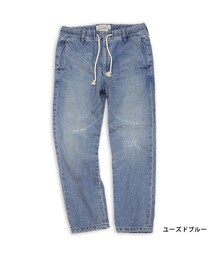 REMI RELIEF | デニムイージーパンツ（リペア）／REMI RELIEF（レミレリーフ）(デニムパンツ)