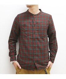 sofar | STAND CHECK SHIRTS（スタンドチェックシャツ）／so far（ソーファー）(シャツ/ブラウス)