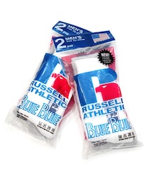 BLUE BLUE | RUSSELL×BLUE BLUE USA 2PACK ソックス／BLUE BLUE（ブルーブルー）(ソックス/靴下)