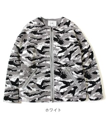 LIZARD FLEECE JK（リザードフリースジャケット）／F/CE（エフシーイー）(ノーカラージャケット)