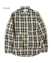 SASSAFRAS | Digs Crew Half(ディグスクルーハーフ)”C/L African Madras Check”/SASSAFRAS(ササフラス)(シャツ/ブラウス)