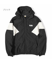BLUE BLUE | RUSSELL BLUE BLUE NYLON HOODED TRACK JACKET(ラッセルブルーブルーナイロンフーデッドトラックジャケット)/BLUE BLUE(ブルーブルー)(ナイロンジャケット)