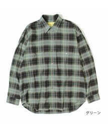 SEVEN BY SEVEN | TUCK SHIRTS L/S（タックシャツロングスリーブ）-Multi color check-／seven by seven（セブンバイセブン）(シャツ/ブラウス)