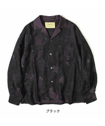 OPEN COLLAR SHIRTS LS(オープンカラーシャツロングスリーブ)-Paint pattern JQ-/seven by seven(セブンバイセブン)(シャツ/ブラウス)