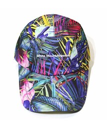 WHITE MOUNTAINEERING | BOTANICAL PRINTED LONG VISOR CAP（ボタニカルプリンテッドロングバイザーキャップ）／W.M.B.C.（ダブルエムビーシー）(キャップ)