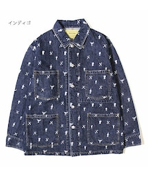 SEVEN BY SEVEN | WASHED DENIM COVERALL（ウォッシュドデニムカバーオール）-Skull embroidery-／seven by seven（セブンバイセブン）(カバーオール)