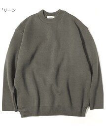 alvana | MILANO RIB CREWNECK KNIT（ミラノリブクルーネックニット）／alvana（アルヴァナ）(ニット/セーター)