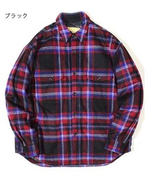 SEVEN BY SEVEN | TUCK SHIRTS BLOUSON（タックシャツブルゾン）-Brushed wool check-／seven by seven（セブンバイセブン）(ジャケット/アウター)