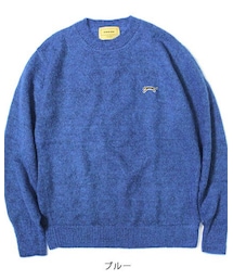 SEVEN BY SEVEN | CREW NECK MOHAIR KNIT(クルーネックモヘアニット)-SBS tiger-/seven by seven(セブンバイセブン)(ニット/セーター)