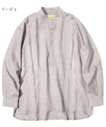SEVEN BY SEVEN | PULLOVER SHIRTS（プルオーバーシャツ）-Cotton / Linen-／seven by seven（セブンバイセブン）(シャツ/ブラウス)
