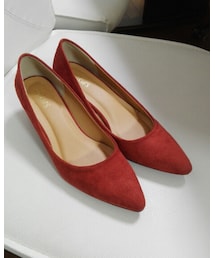 sango | チャンキーヒール　スェード地(パンプス)