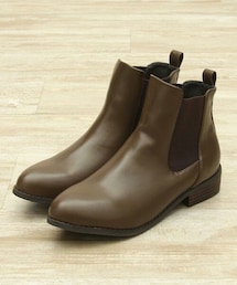 niko and... | 茶色のサイドゴアブーツ(ブーツ)