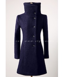 ラウンドカラーコート(チェスターコート)