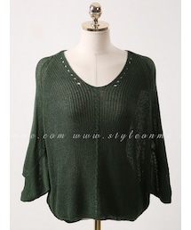 スタイリッシュルーズニット(ニット/セーター)