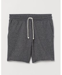 H&M | カットオフスウェットショートパンツ ダークグレーメランジ 0687635004(その他パンツ)