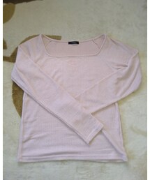 しまむら | スクエアネックカットソー(Tシャツ/カットソー)