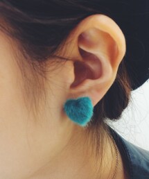 Rodeo Crowns | ファーイヤリング(イヤリング)