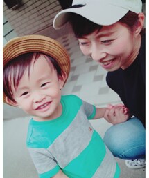 NEW ERA | ママはシール貼りっぱなしのNEW ERA。笑  皆さんシールどうしてます( ･᷄ὢ･᷅ )？(キャップ)