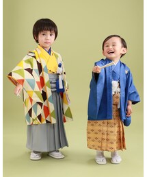 袴でも♡息子はサイズがなくてどシンプルな袴💦 | 浴衣