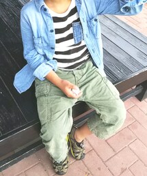 DENIM DUNGAREE | カーゴパンツ