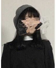 w closet | フリルネック リブトップス(トップス)