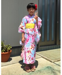 外は暑い💦 | 浴衣