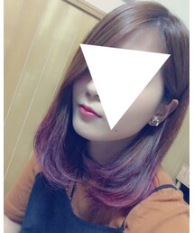 グラデーションヘアー レッド✨ | その他