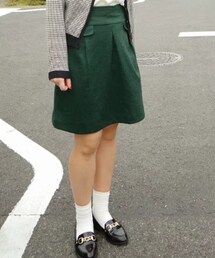 earth | モスグリーンスカート(スカート)