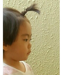 GLAZOS | かすれボーダー・Vネック半袖T(トップス)